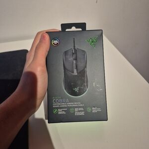 Razer Gaming Mouse Packaging - Black and Bright Green